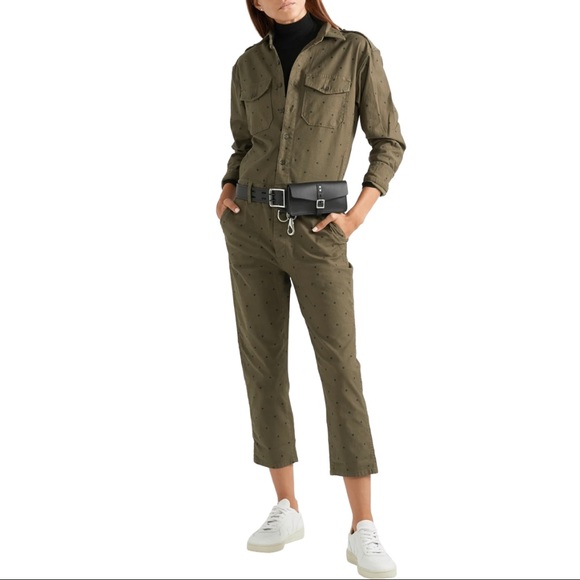 CURRENT/ELLIOTT Coverall Polka Dot Jumpsuit - Picture 2 of 6